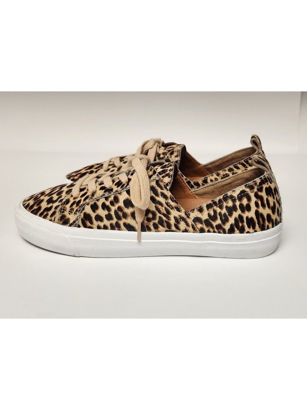 Lucky Brand Dansbey Cheetah Print Casual Sneakers Shoes Color Brown Size US 7.5M - Picture 8 of 15
